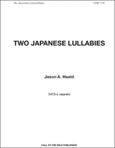Two Japanese Lullabies SATB choral sheet music cover